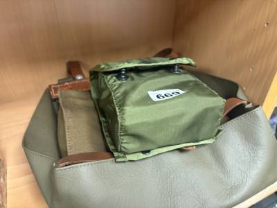 U.S ARMY MEDICAL BAG + BREAD BAG