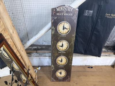 MINISTRY OF SILLY WALKS CLOCK
