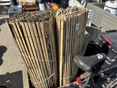 2 ROLLS OF BAMBOO SCREENING