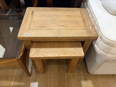 NATURAL OAK TABLE NEST