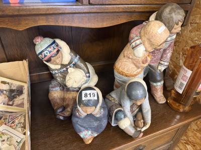 4 X LARGE LLADRO FIGURES