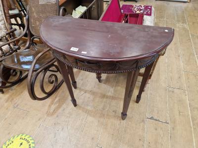 HALF MOON HALL TABLE