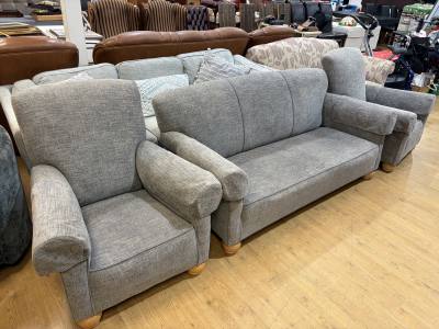3 PIECE RECOVERED HORSE HAIR SUITE