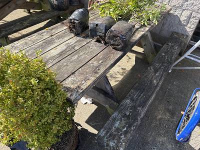 GARDEN PICNIC BENCH