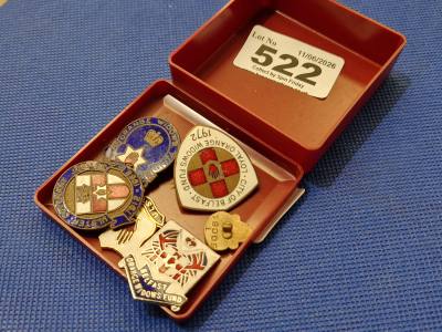 LOT OF ULSTER BADGES