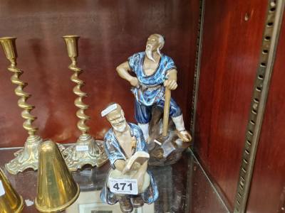 2 X CHINESE FIGURES