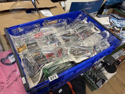 BOX OF BAR GLASSES