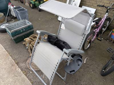LARGE GARDEN SUN LOUNGER