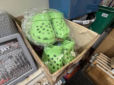 5 X PAIRS OF CROCS
