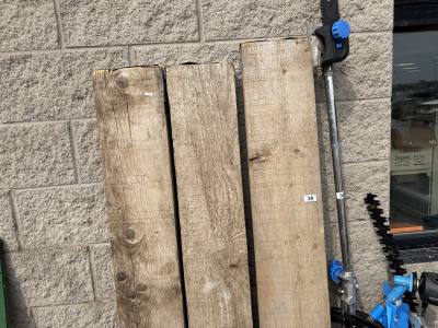3 X LARGE PIECES OF WOOD