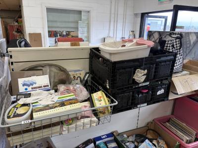 4 X BOX LOTS + BAG LOT