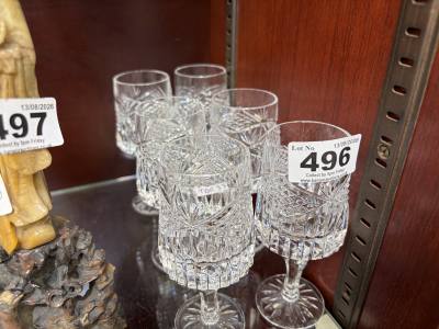6 X TYRONE SLIEVE DONARD WINE GLASSES 