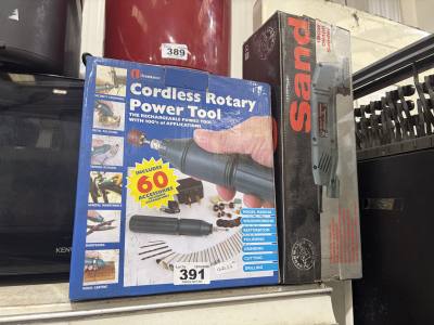 NEW ROTARY POWER TOOL + SANDER