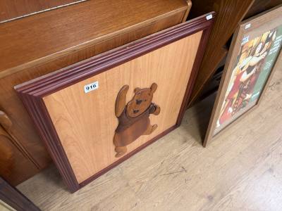 WINNIE THE POOH WOOD PICTURE