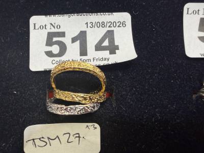 3 X SILVER BANDS