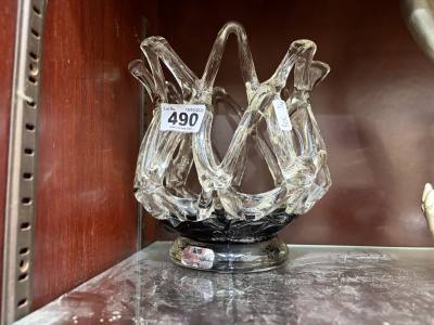 NEWGRANGE GLASS CENTERPIECE