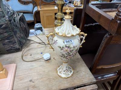 AICHI HAND PAINTED URN