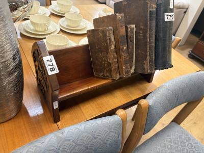 CARVED BOOK STAND