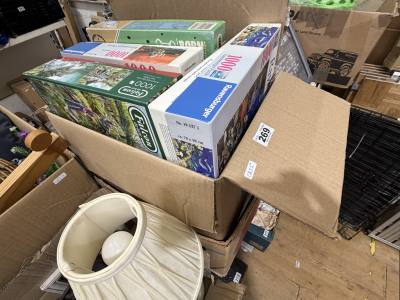 BOX OF GAMES + MAGAZINES