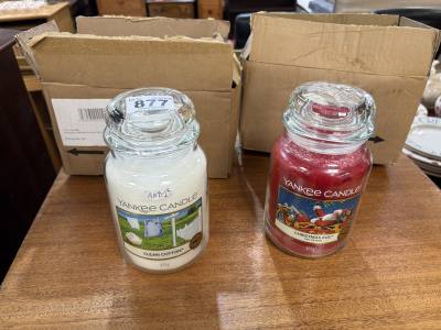 2 X YANKEE CANDLES