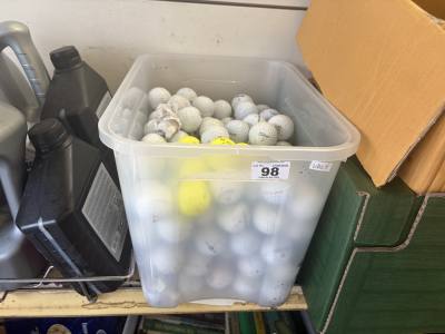 BOX OF GOLF BALLS