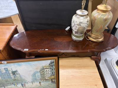 MAHOGANY HALL TABLE