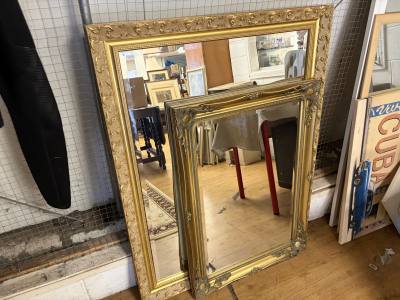 2 X GILT MIRRORS