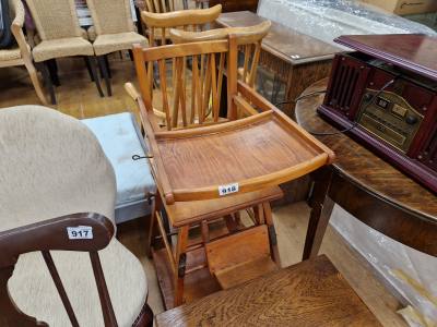 ANTIQUE HIGH CHAIR
