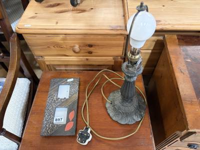 COLD CAST LAMP + FRAME