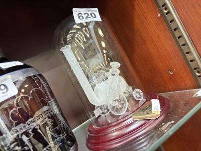 GLASS ROCKET CASED STEAM ENGINE