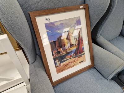 BANGOR BRITISH RAILWAY PRINT
