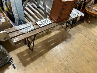 FOLDING SUMMER BENCH