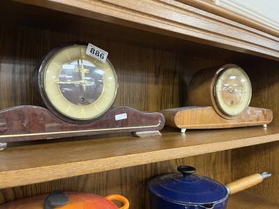 2 X MANTLE CLOCKS