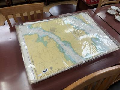 NAUTICAL MAPS OF SCOTLAND + MAP HOLDER