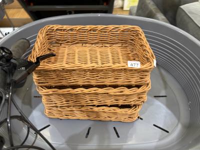 3 X BASKETS