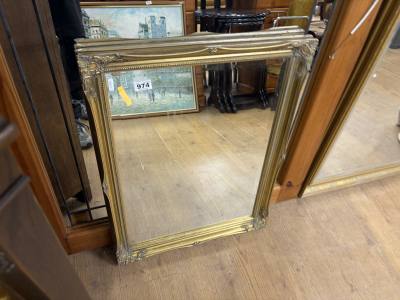 GILT FRAMED MIRROR
