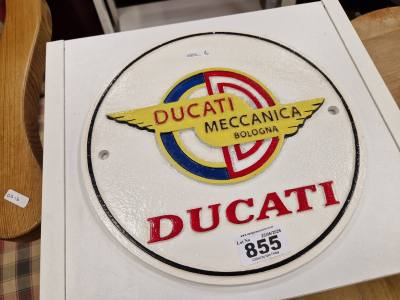 CAST DUCATI SIGN