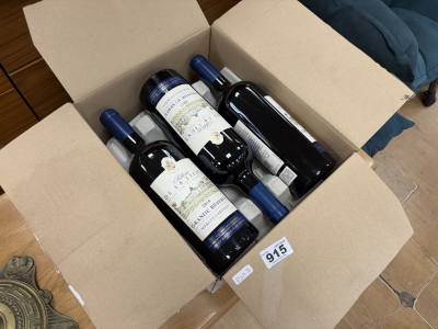 BOX OF CHATEAU DE LA LIGNE 2019 WINE