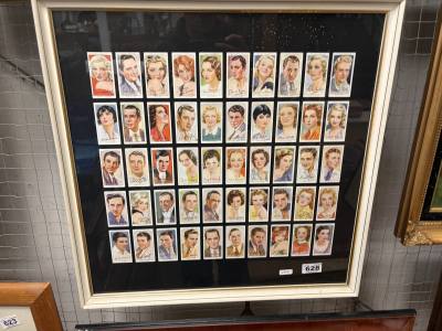 FRAMED CIGARETTE CARDS