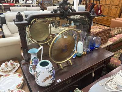 VICTORIAN MIRROR BACK SIDEBOARD