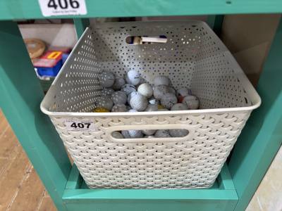 BOX OF GOLF BALLS