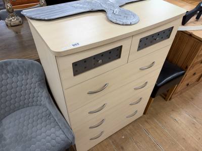 BEECH EFFECT DRAWER CHEST