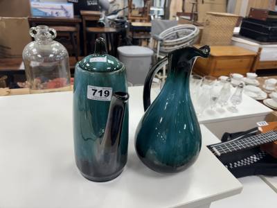 2 BLUE MOUNTAIN JUGS