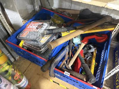 2 X BOXES OF TOOLS