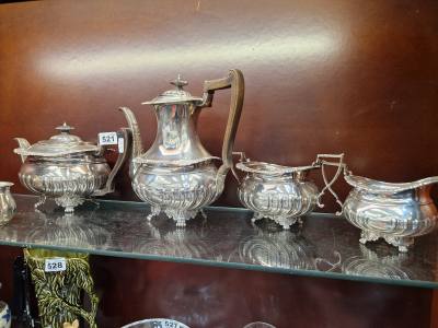 4 PIECE LONDON SILVER TEA SET