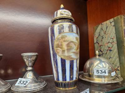 AYNSLEY HAND PAINTED JAR