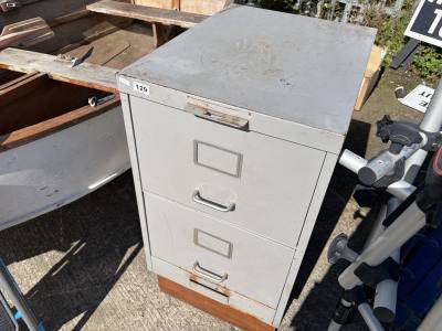 2 DRAWER FILE CABINET (NO KEYS)
