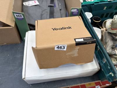 2 X YEALINK PHONES