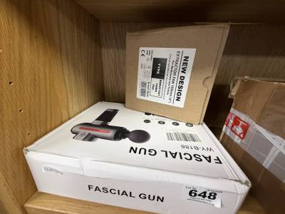 NEW MASSAGE GUN + FAN