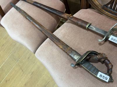 1854 PATTERN INFANTRY OFFICERS SWORD